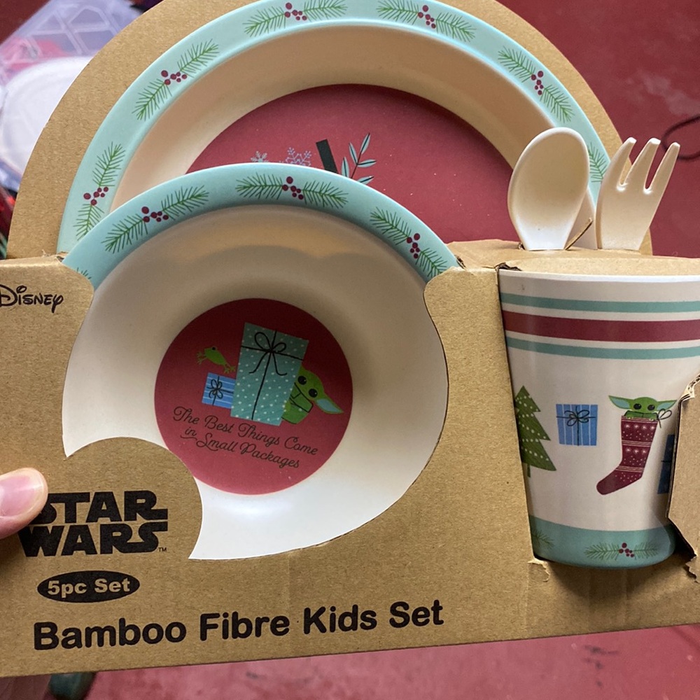 Grogu Baby Yoda Plate Set